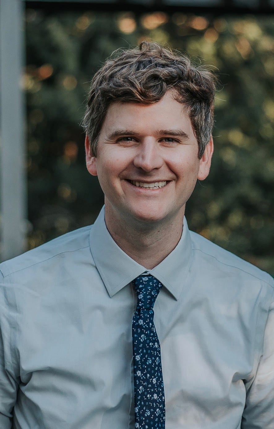 Portrait of Andrew McHill, Ph.D., sleep and circadian physiologist at OHSU and co-author of the study